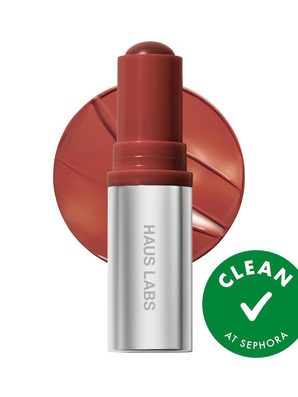 💚2/$30 HAUS LABS Color Fuse Longwear Glassy Lip + Cheek Blush Balm Stick